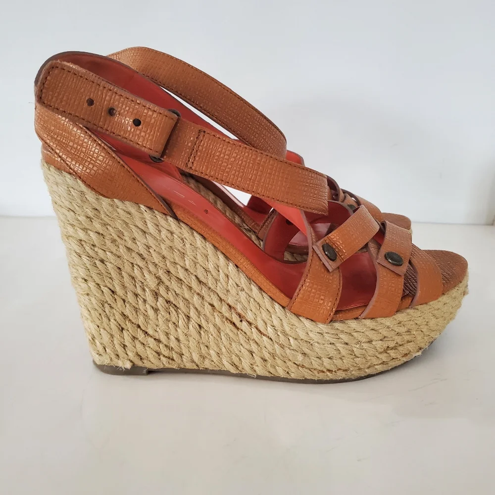 VIA SPIGA 8.5 Karla Wedge Sandals Wedge 4.75
